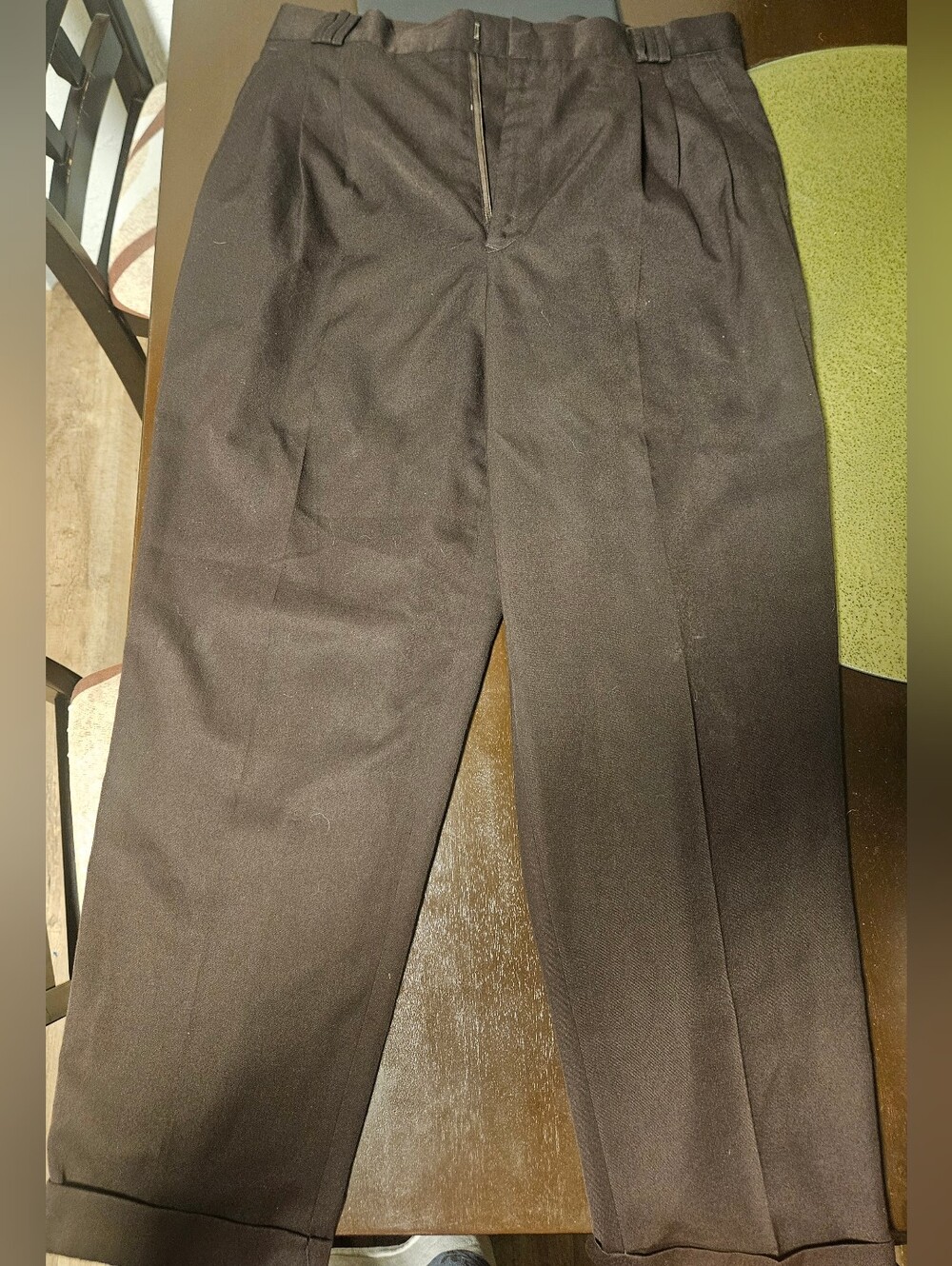 Buckle Men's Dark Brown Dress Pants